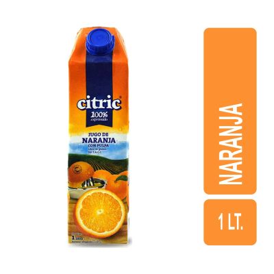 Citric Jugo De Naranja Con Pulpa Ml Tetra Citric Via Salice